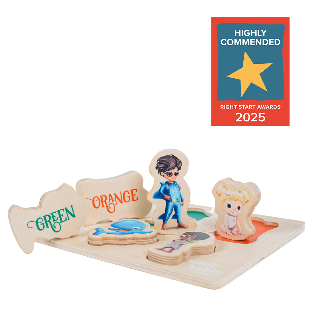 Water Babies Swimvincibles Chunky Wooden Puzzle (6 Pieces)