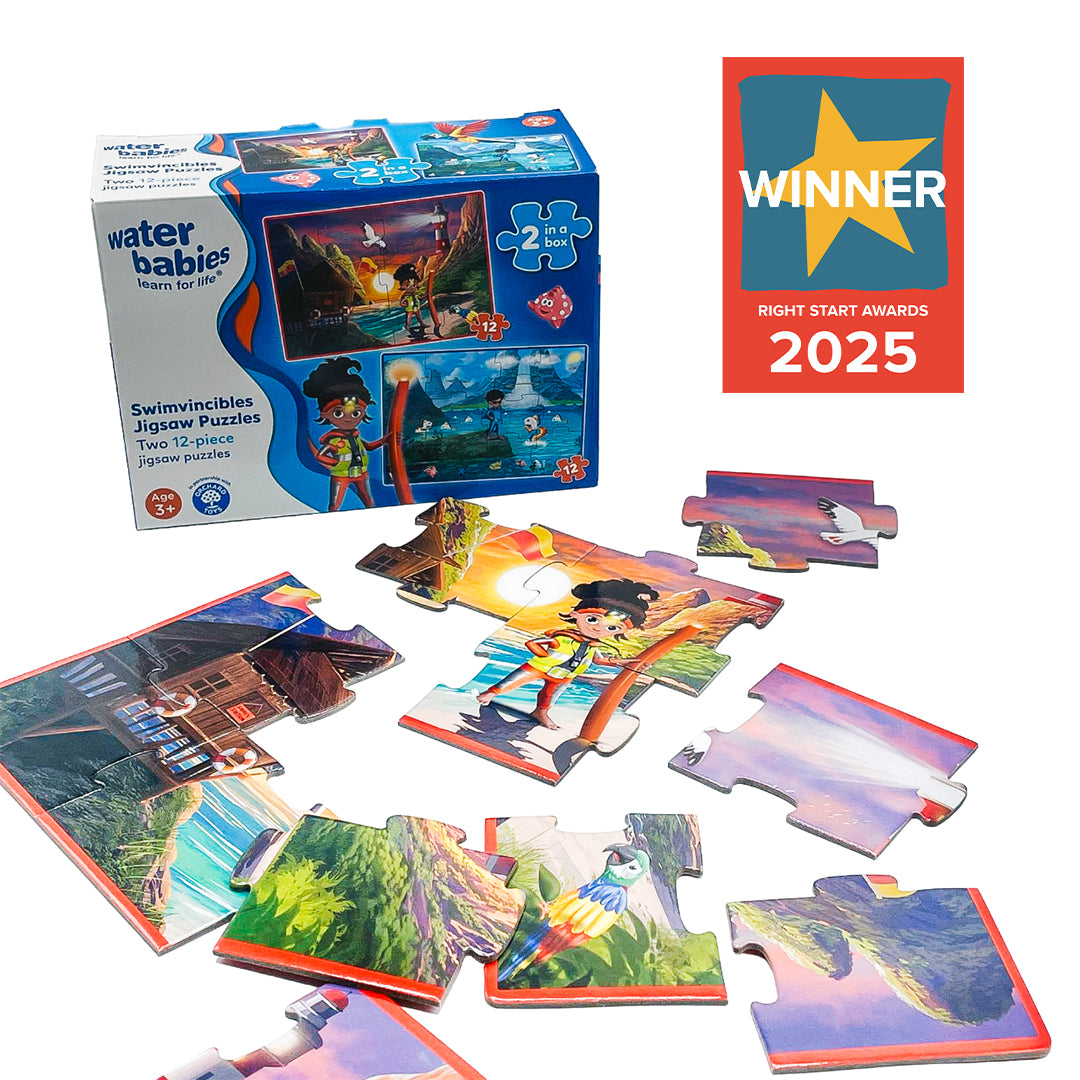 Water Babies x Orchard Toys Swimvincibles Jigsaw Puzzles 2 in a Box (12-piece)