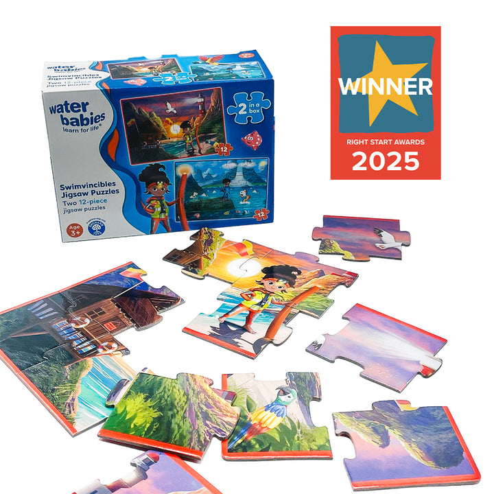 Water Babies x Orchard Toys Swimvincibles Jigsaw Puzzles 2 in a Box (12-piece)