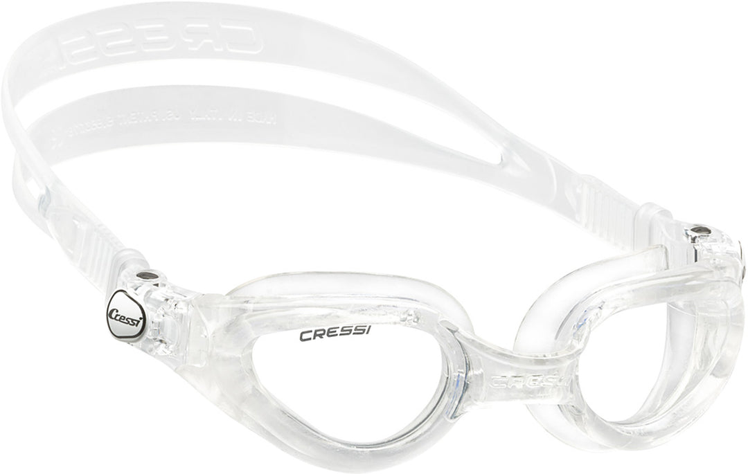 Clear swim goggles