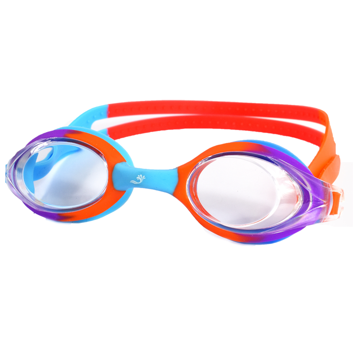 Colourful goggles for children, side view