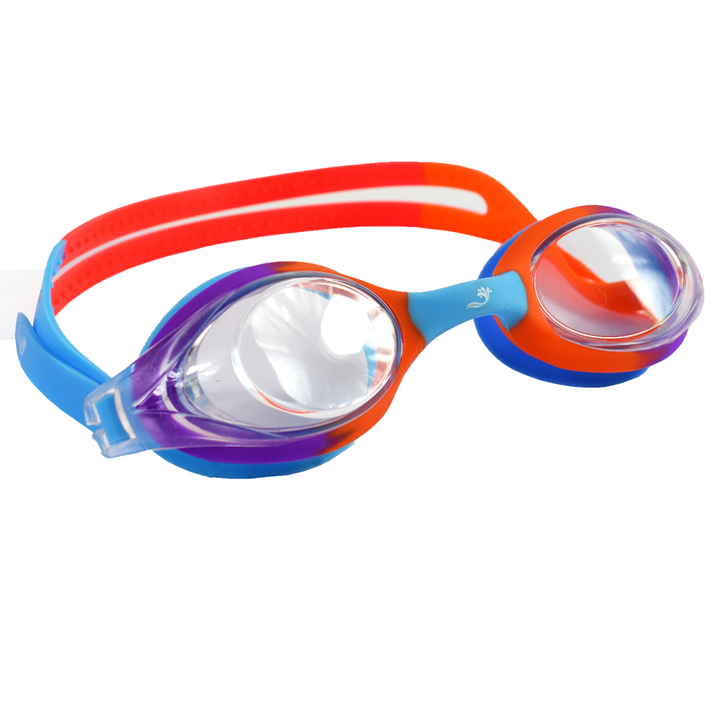 Colourful goggles for children, side view