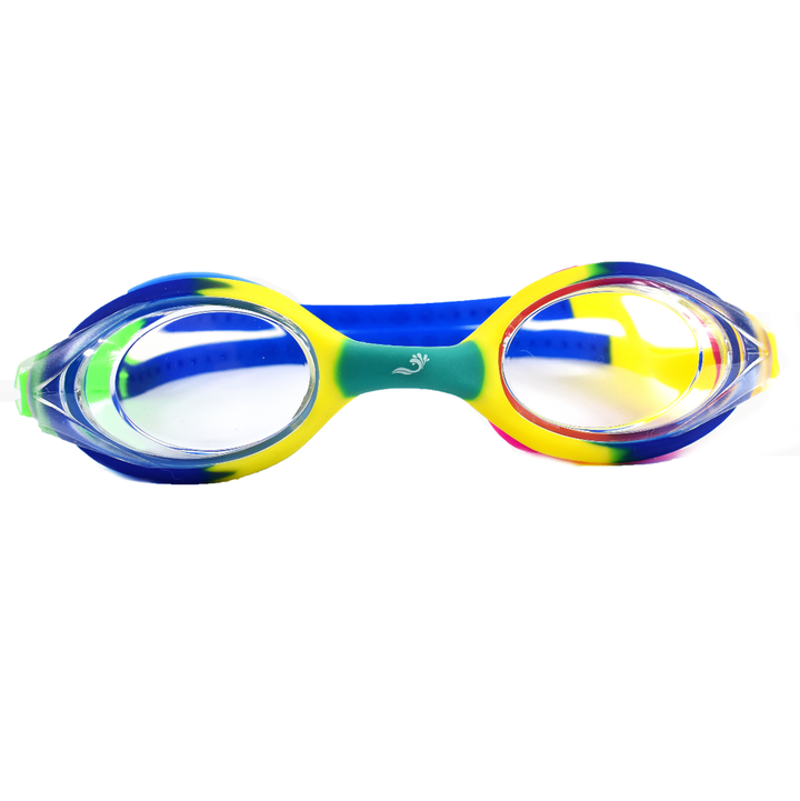 Colourful goggles for children, front view