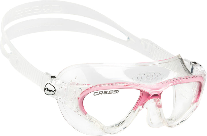 Swim mask in clear and pink