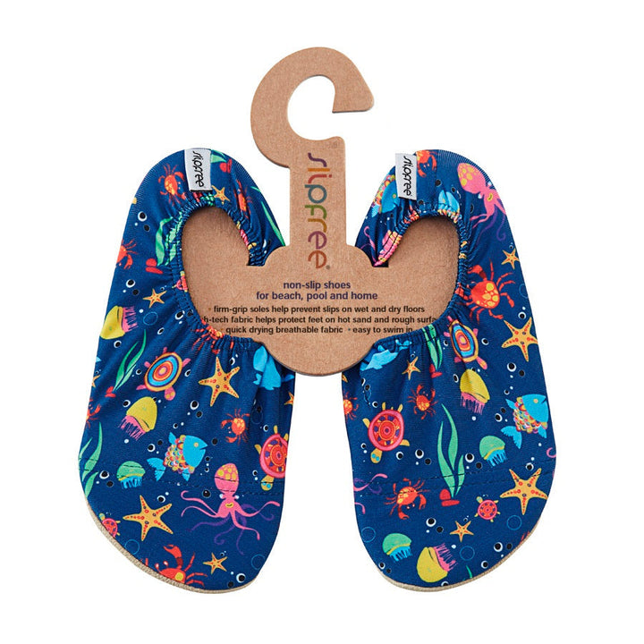 Slipfree Non-slip Shoes Ocean Print