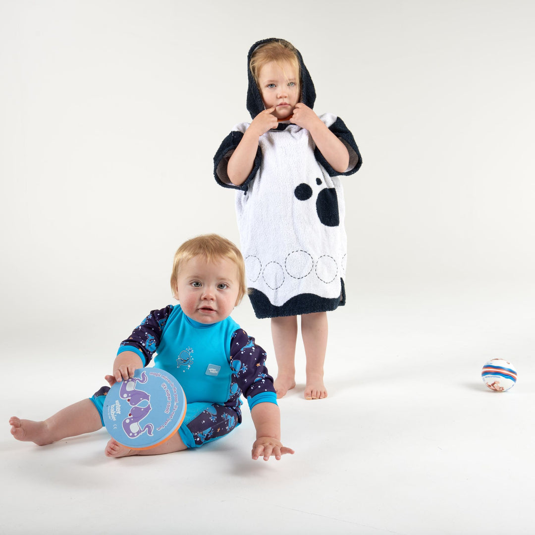 Inky Hooded Poncho Towel