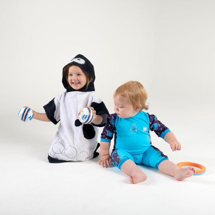 Inky Hooded Poncho Towel