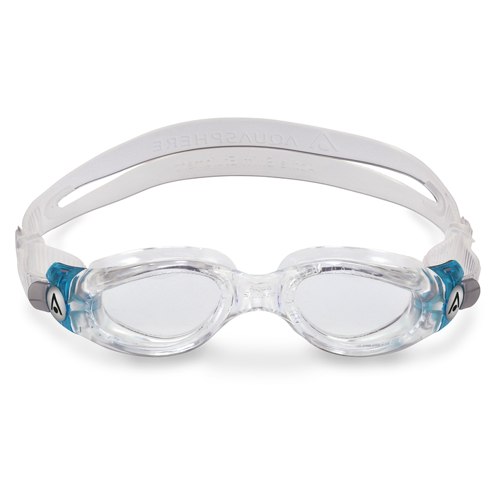 Aquasphere Adult Goggles Kaiman Small Fit Transparent Turquoise