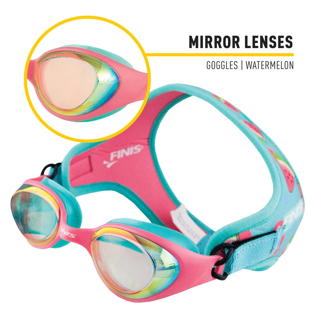 FINIS DragonFly Kids Swimming Goggles (Mirror & Tinted Lens)