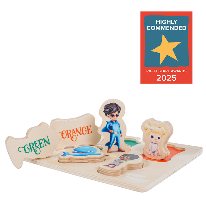 Water Babies Swimvincibles Chunky Wooden Puzzle (6 Pieces)