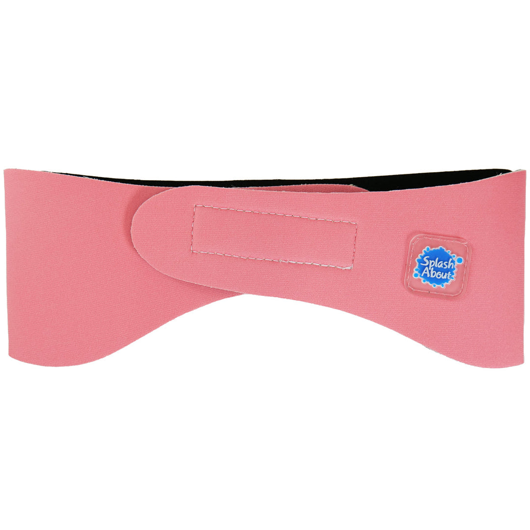 Swim ear band in pink, back