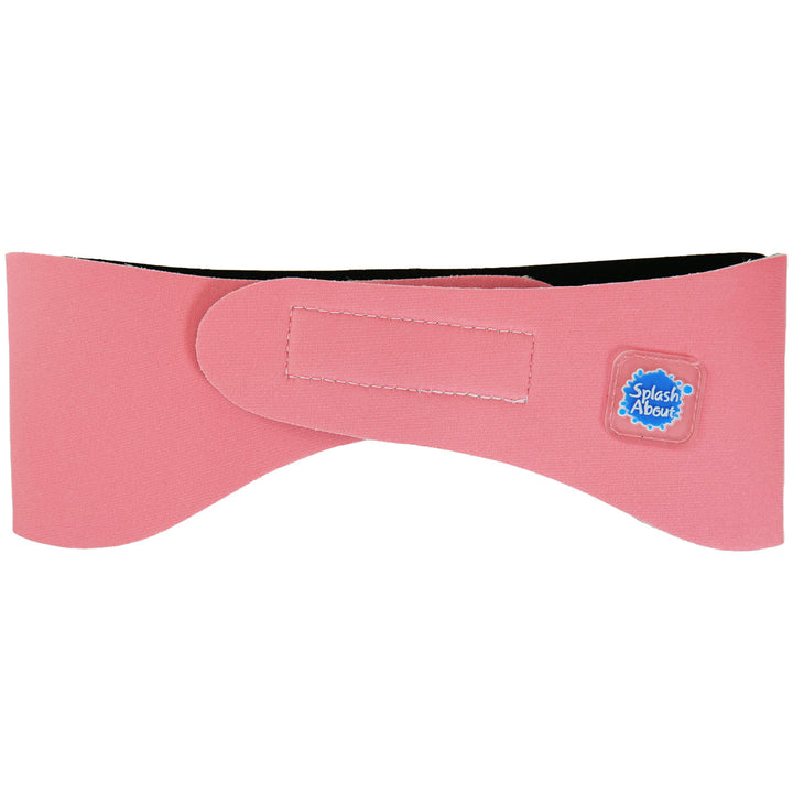 Swim ear band in pink, back