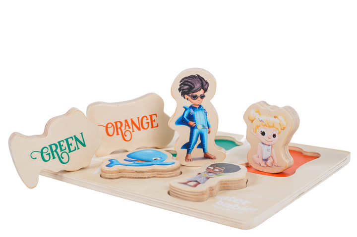 Water Babies Swimvincibles Chunky Wooden Puzzle (6 Pieces)