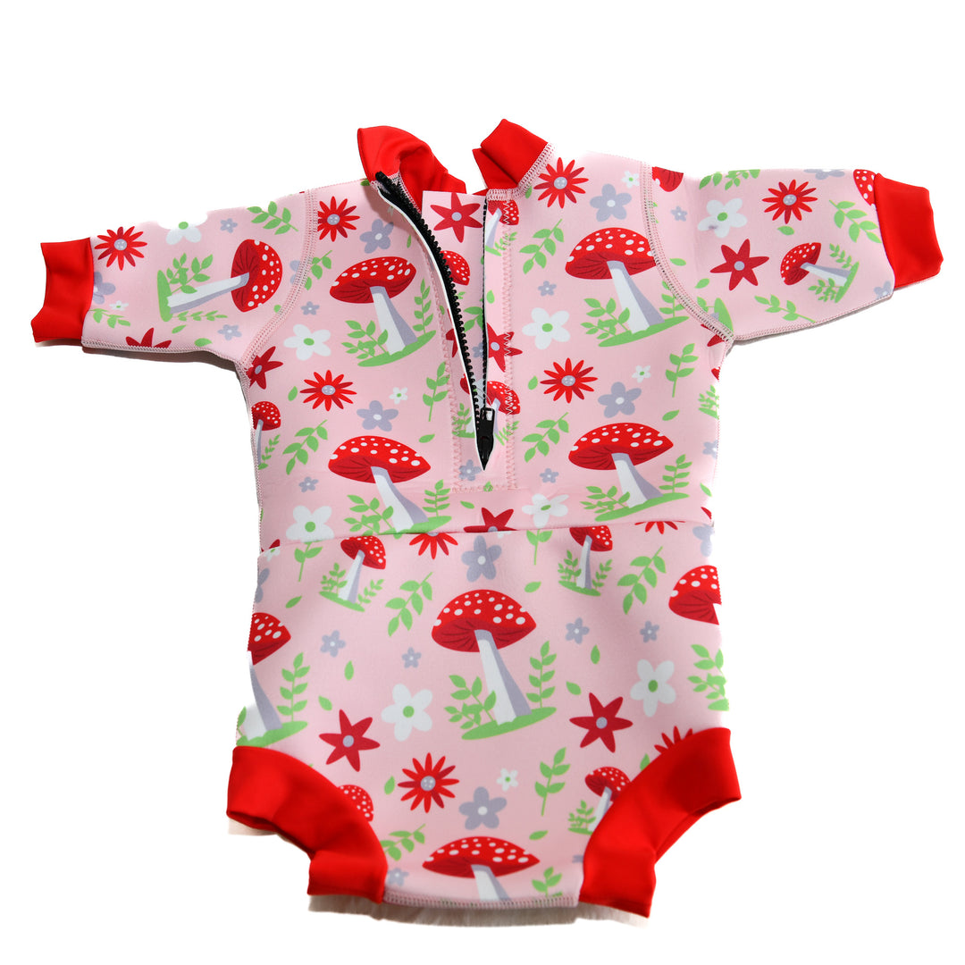 Mushroom Blush Happy Nappy Wetsuit