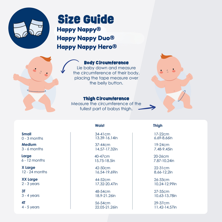 Size chart.