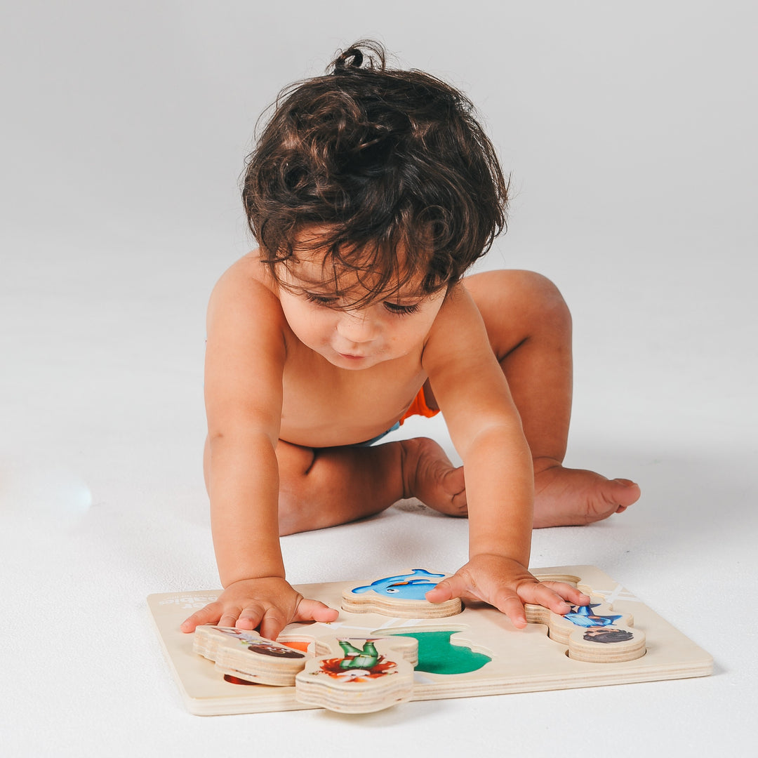 Water Babies Swimvincibles Chunky Wooden Puzzle (6 Pieces)