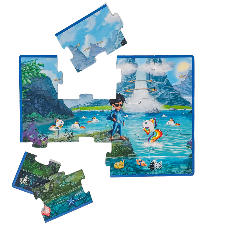 Water Babies x Orchard Toys Swimvincibles Jigsaw Puzzles 2 in a Box (12-piece)