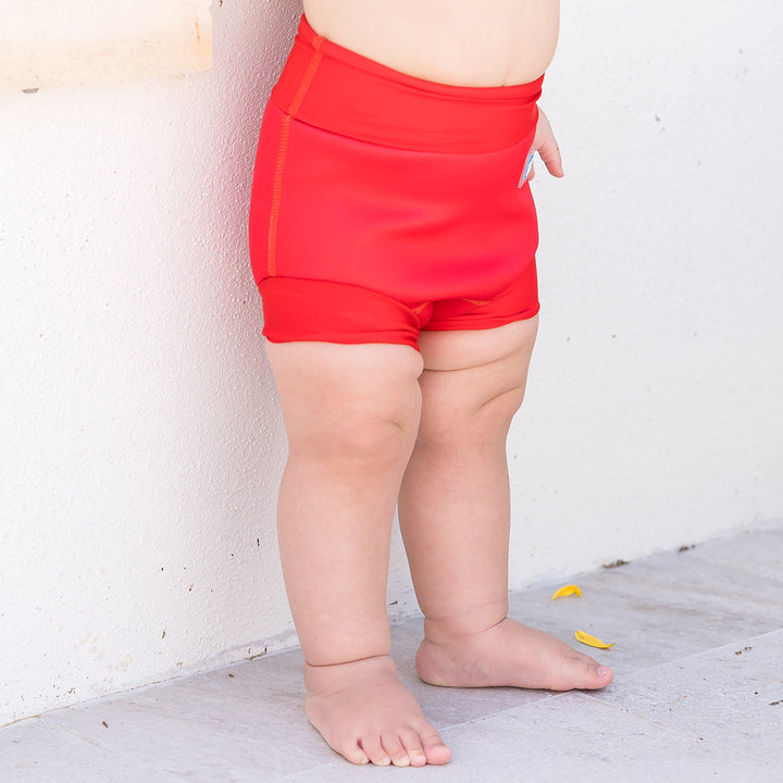 Red Happy Nappy