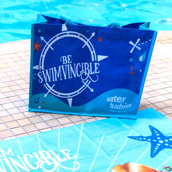 Water Babies Be Swimvincible Tote Bag
