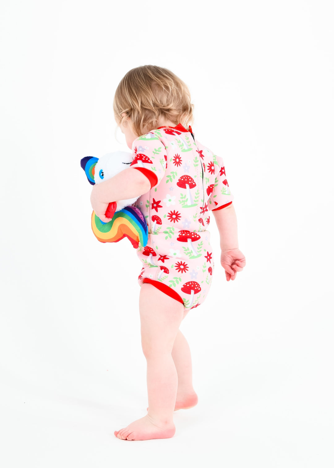 Mushroom Blush Happy Nappy Wetsuit