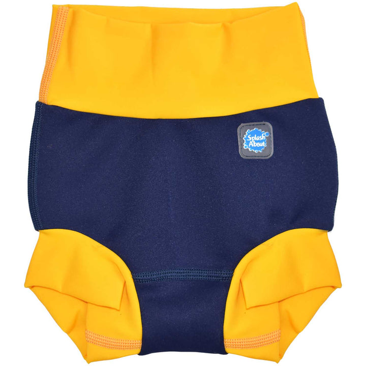 Navy & Yellow Happy Nappy DUO