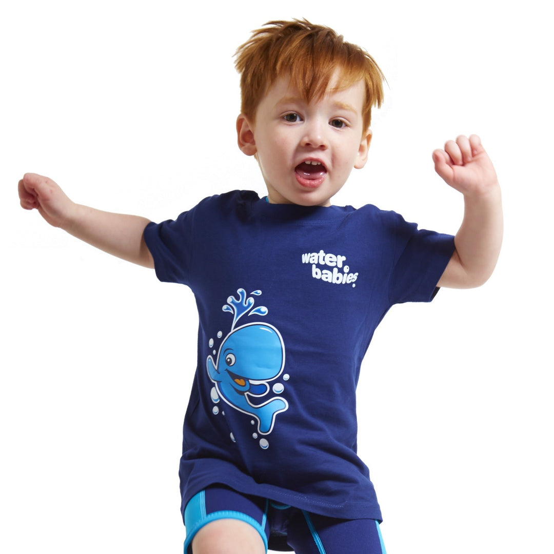 Water Babies Bubba Navy Blue T-Shirt