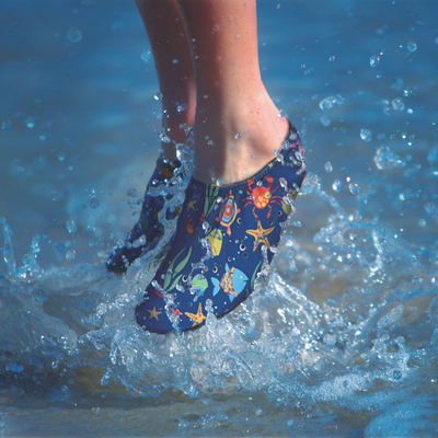 Slipfree Non-slip Shoes Ocean Print