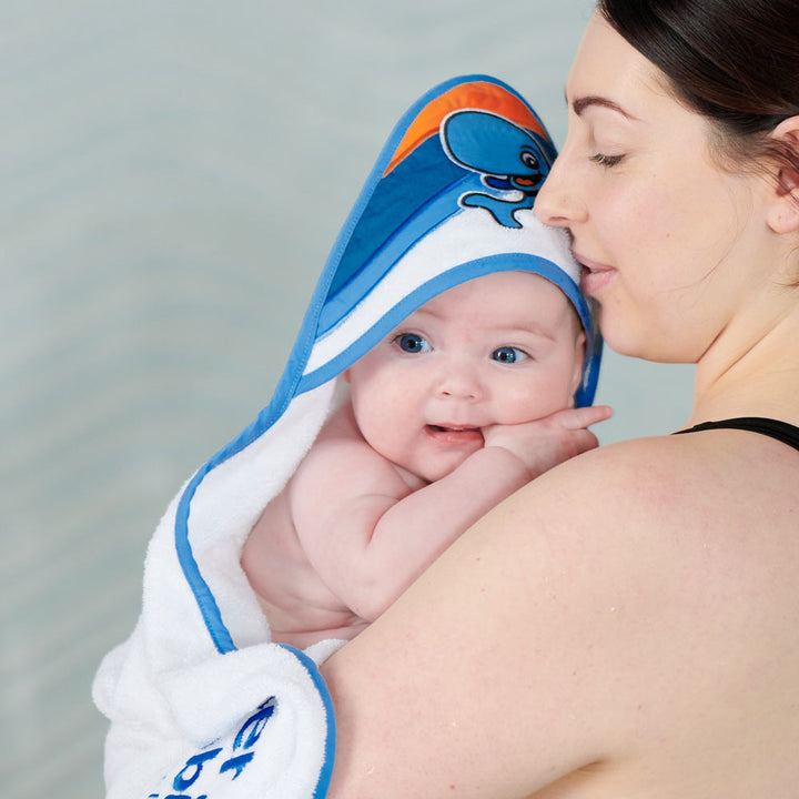 Water Babies Hooded Towel (70x70cm)