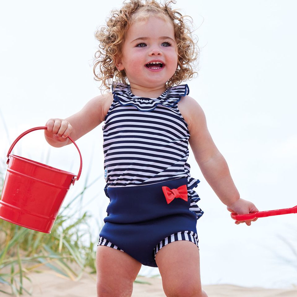 New Nautical Happy Nappy Costume (Frills and Bows)