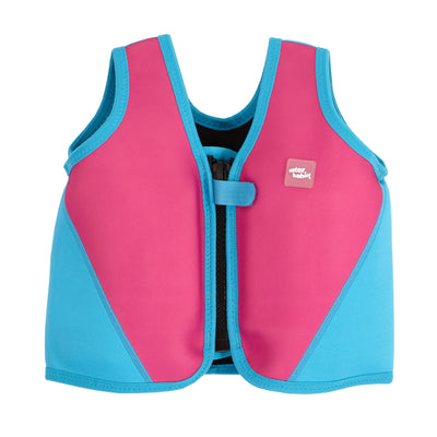 Baby float jacket swim vest in pink and blue