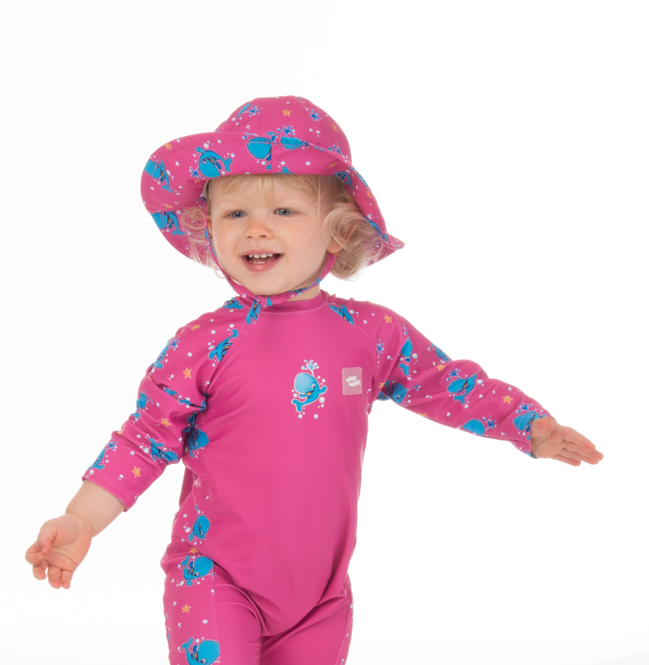 Pink baby sun hat online