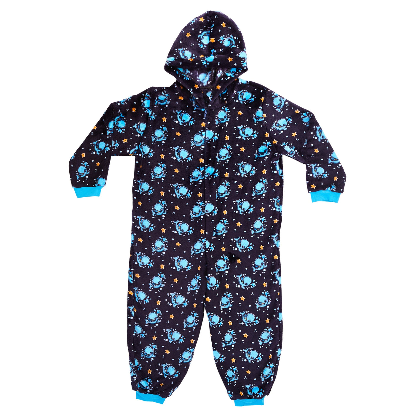 Adult Bubba the whale print onesie