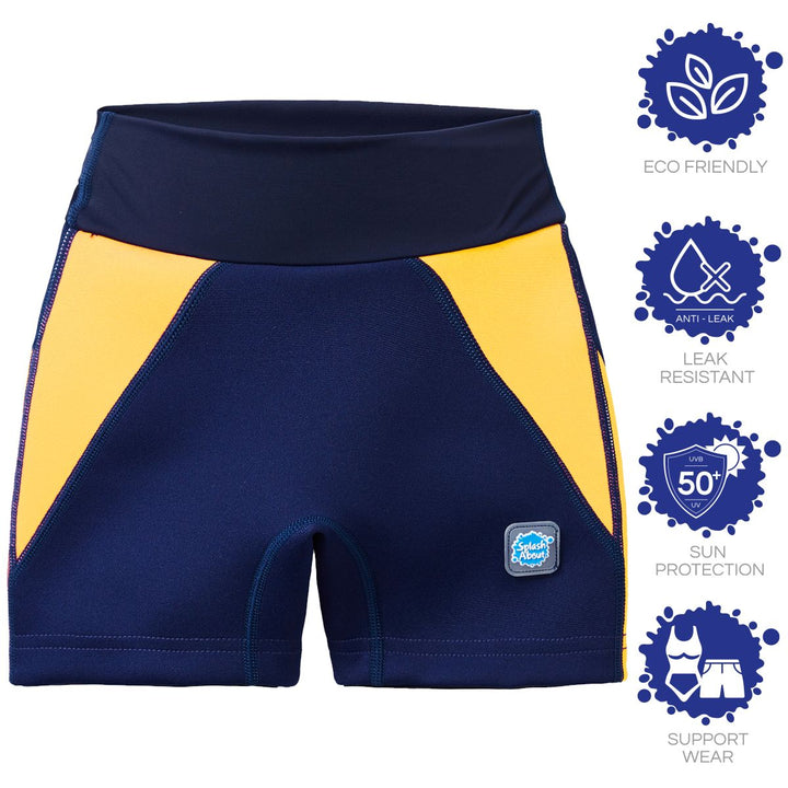 Navy & Yellow Child Splash Jammers